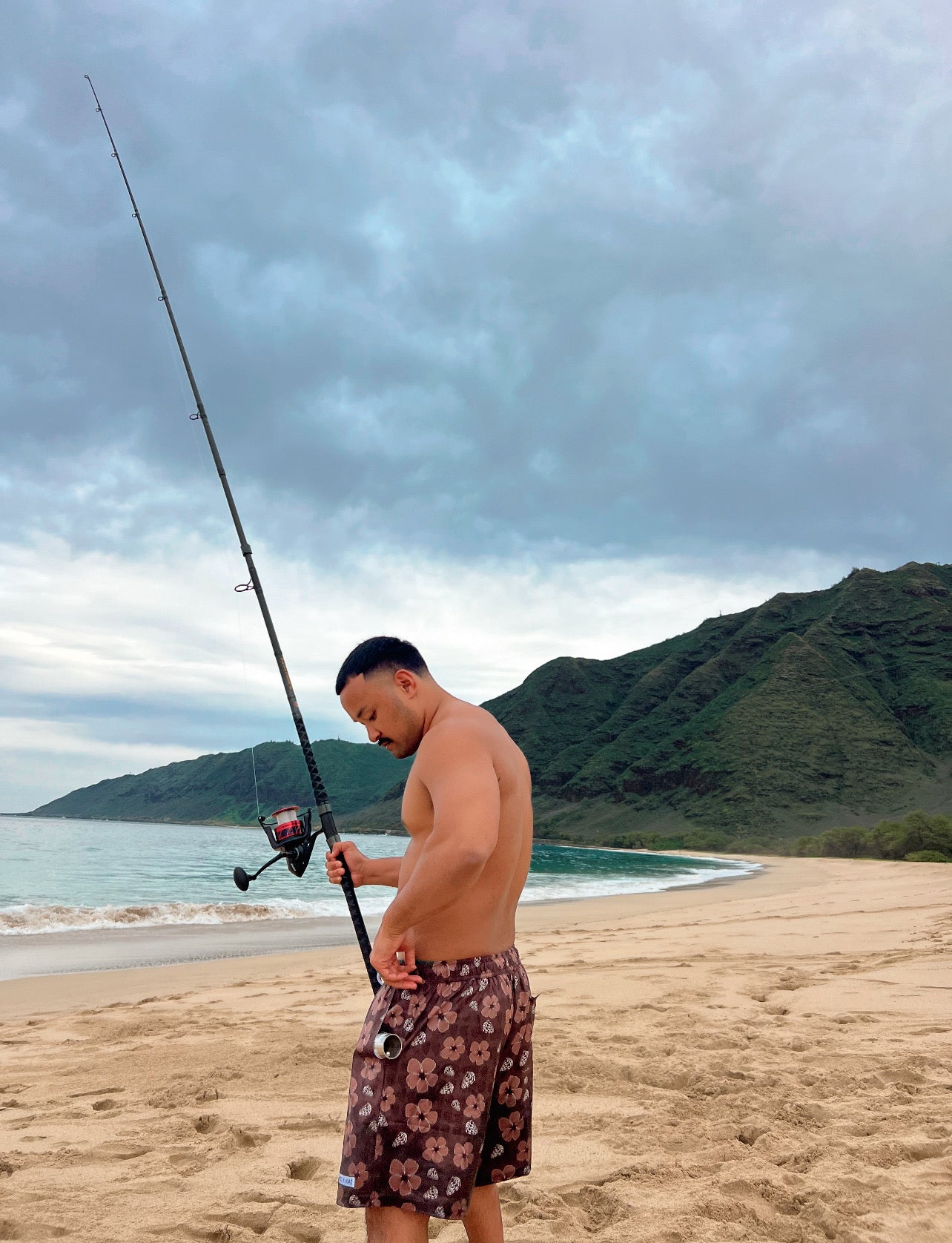 Men’s Boardshorts - Brown Hebrew Shell