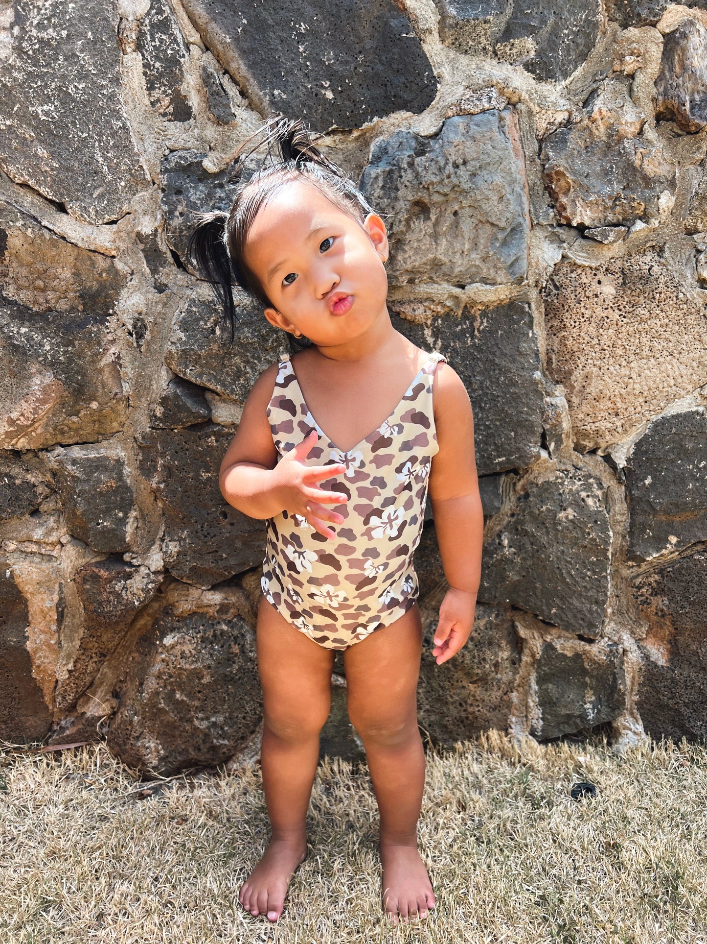 Keiki Swimsuit - Aloha Camo
