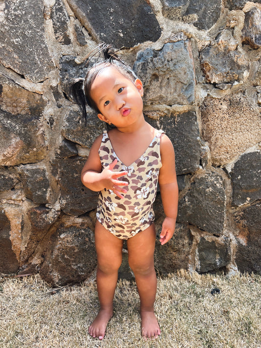 Keiki Swimsuit - Aloha Camo