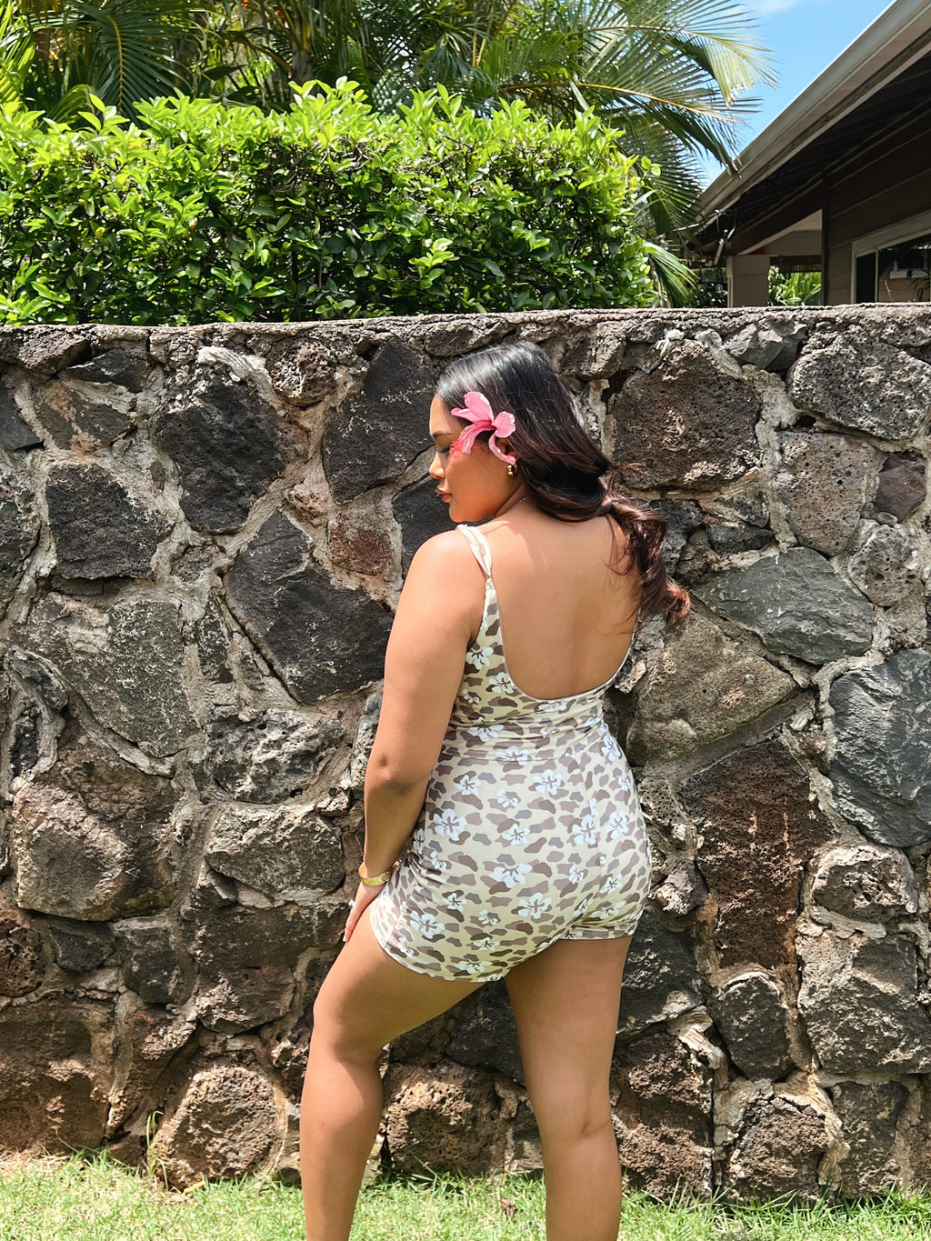 Everyday Romper - Aloha Camo